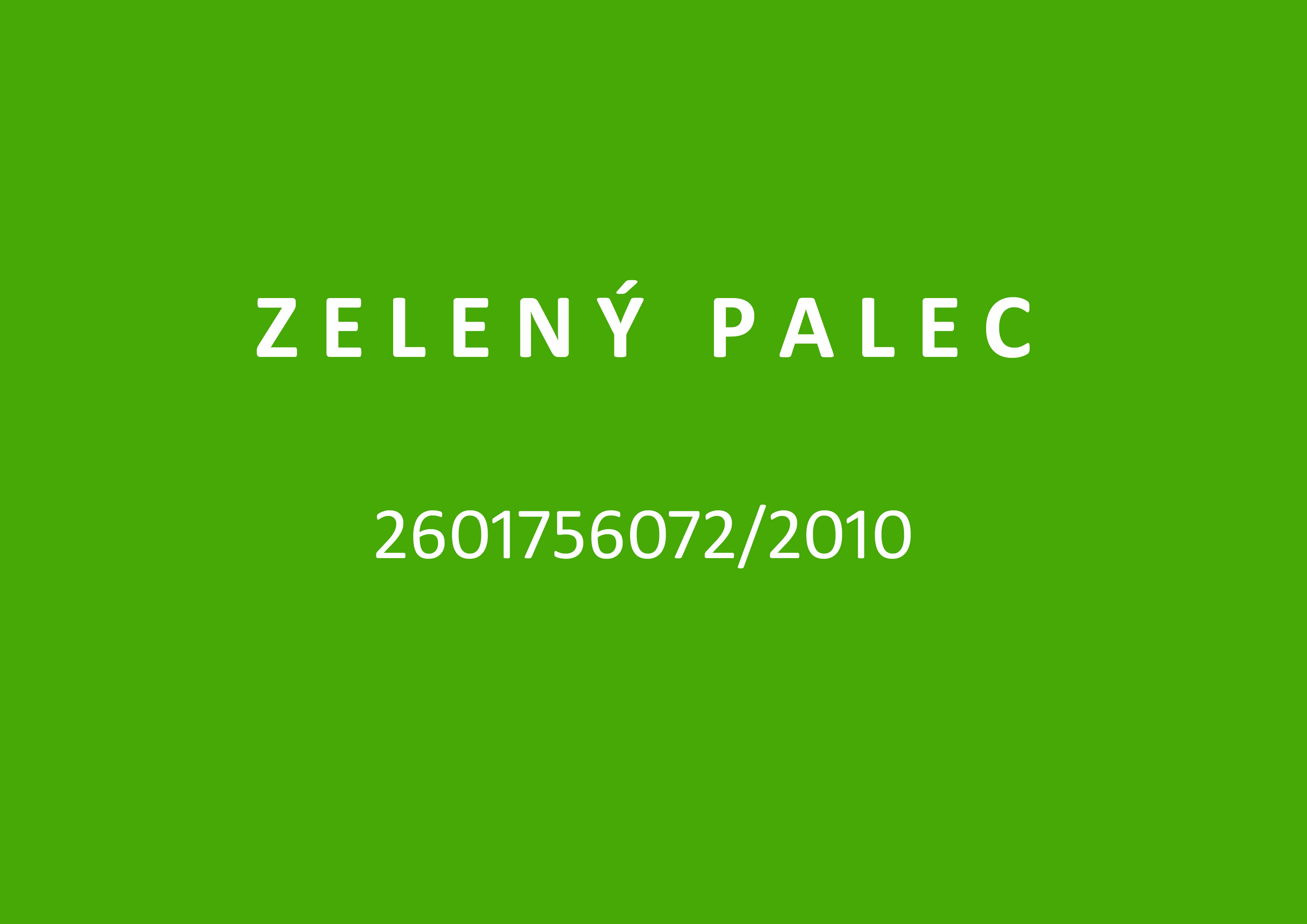 Zelený palec